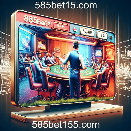 A Experiência Imersiva do Cassino Ao Vivo em 585bet15.com